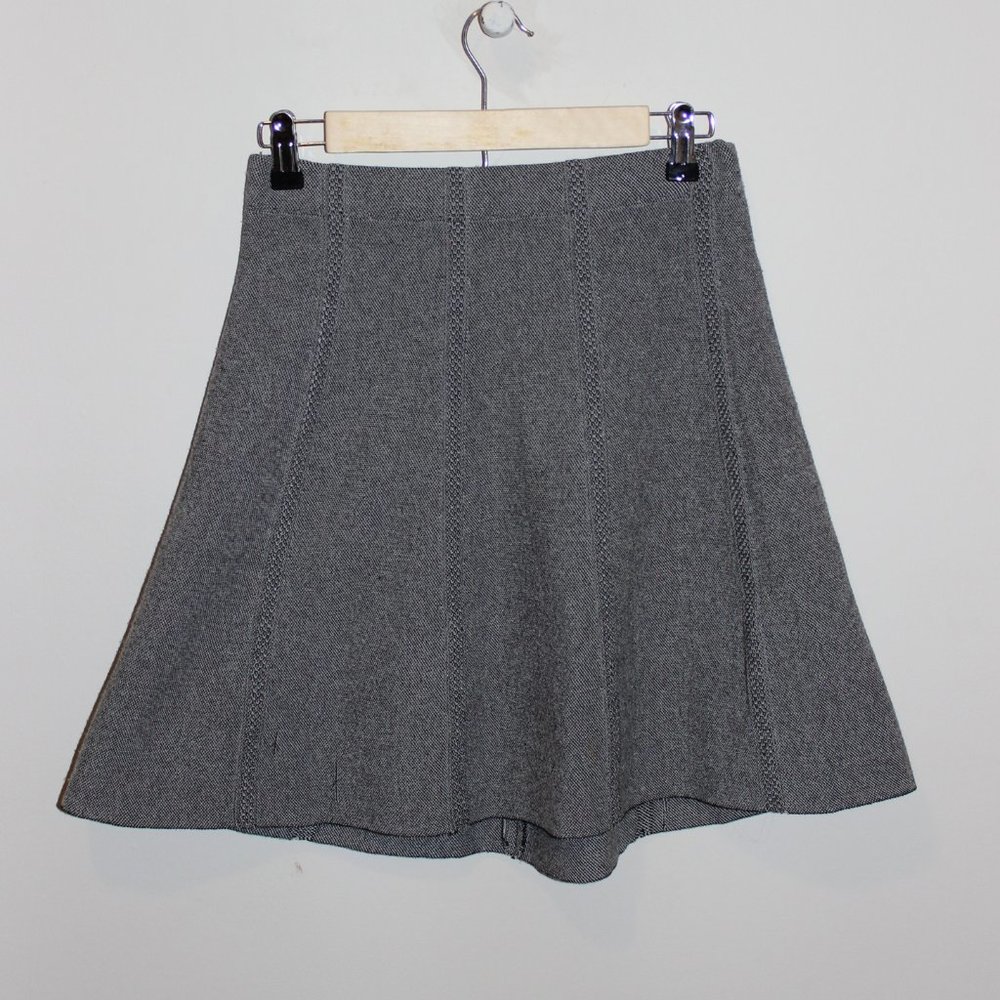 ZARA (Basic) || Grey Pleated Mini Skirt